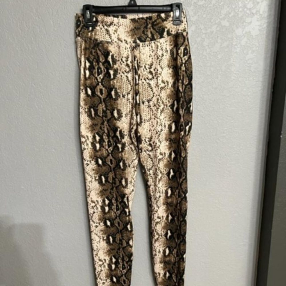 Women's By Egreis Snake Print Pants Size L